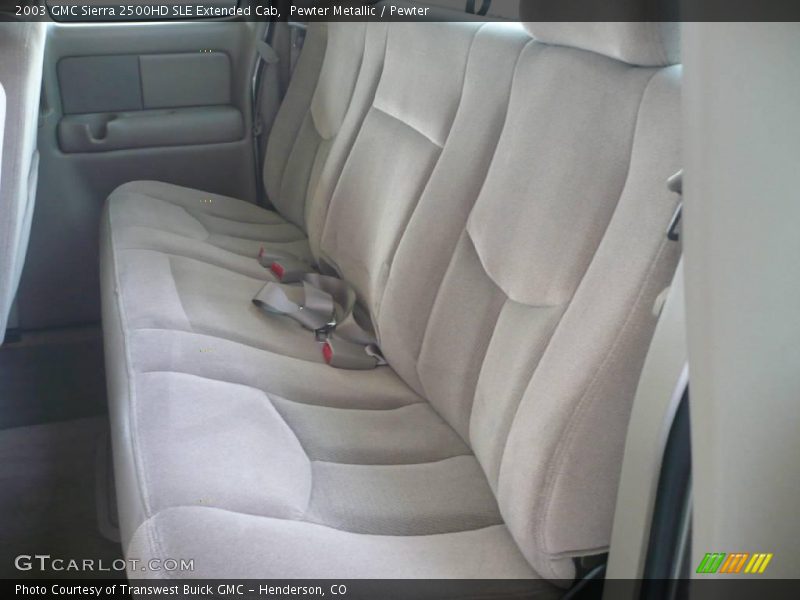 Pewter Metallic / Pewter 2003 GMC Sierra 2500HD SLE Extended Cab