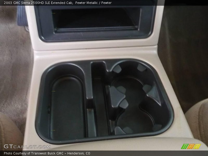 Pewter Metallic / Pewter 2003 GMC Sierra 2500HD SLE Extended Cab
