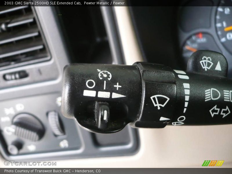 Pewter Metallic / Pewter 2003 GMC Sierra 2500HD SLE Extended Cab