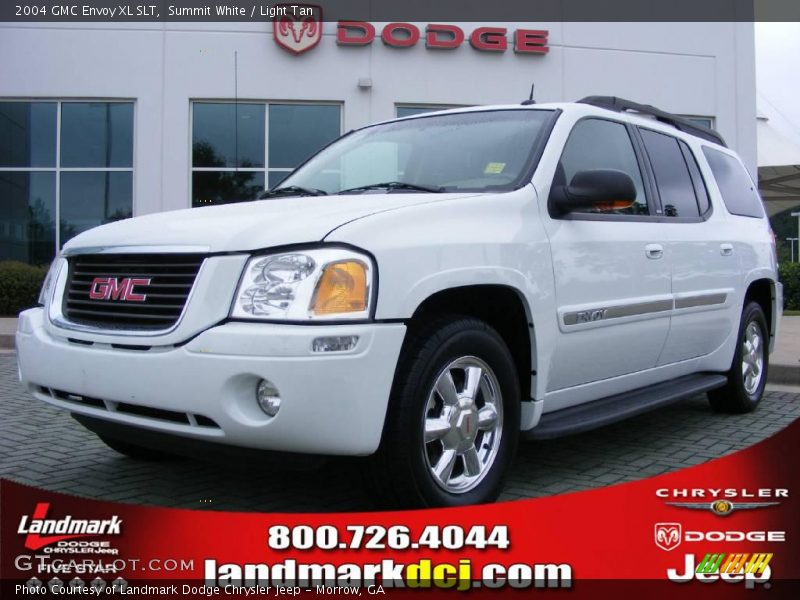 Summit White / Light Tan 2004 GMC Envoy XL SLT
