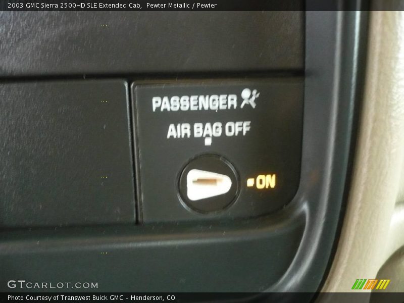 Pewter Metallic / Pewter 2003 GMC Sierra 2500HD SLE Extended Cab