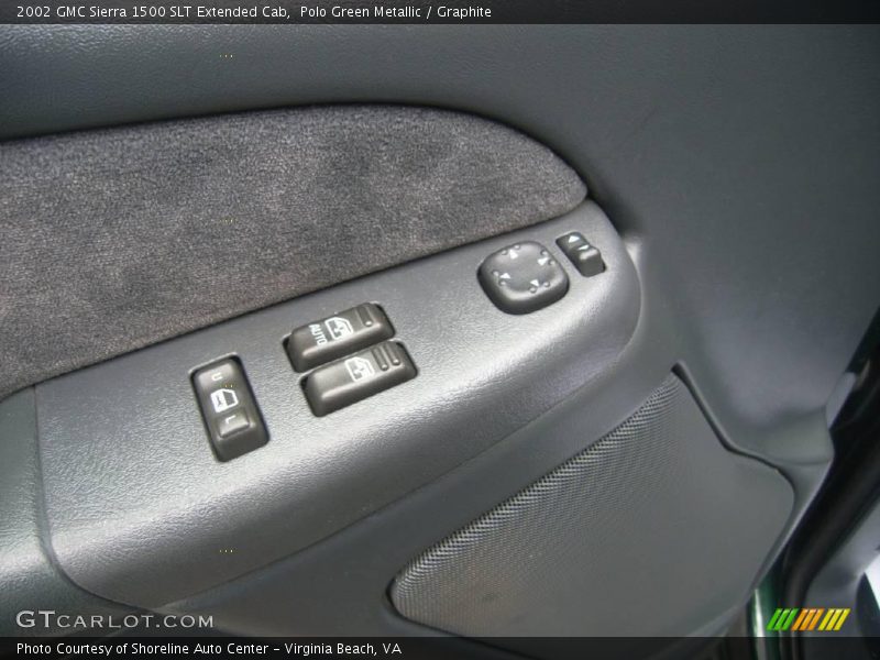 Polo Green Metallic / Graphite 2002 GMC Sierra 1500 SLT Extended Cab