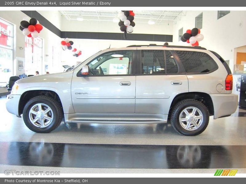 Liquid Silver Metallic / Ebony 2005 GMC Envoy Denali 4x4