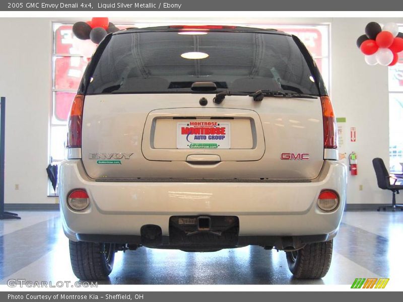 Liquid Silver Metallic / Ebony 2005 GMC Envoy Denali 4x4