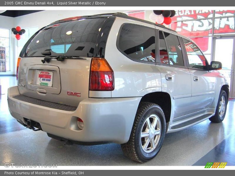 Liquid Silver Metallic / Ebony 2005 GMC Envoy Denali 4x4