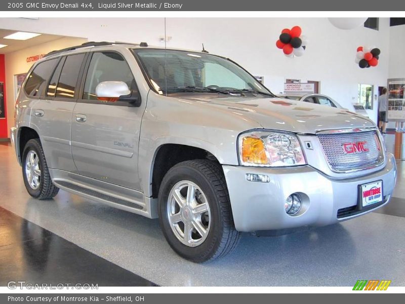 Liquid Silver Metallic / Ebony 2005 GMC Envoy Denali 4x4
