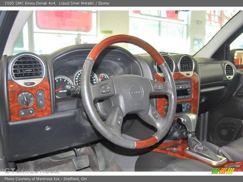 Liquid Silver Metallic / Ebony 2005 GMC Envoy Denali 4x4