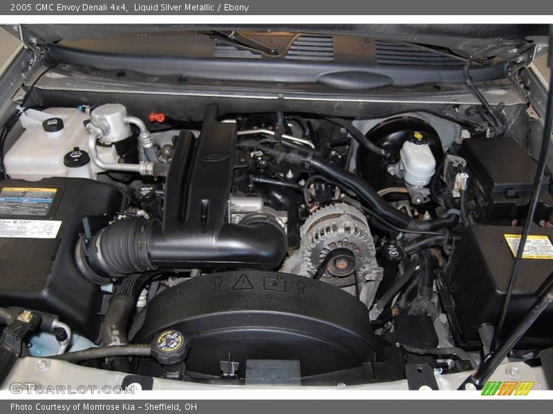 Liquid Silver Metallic / Ebony 2005 GMC Envoy Denali 4x4