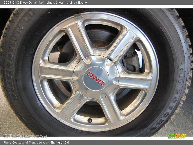 Liquid Silver Metallic / Ebony 2005 GMC Envoy Denali 4x4