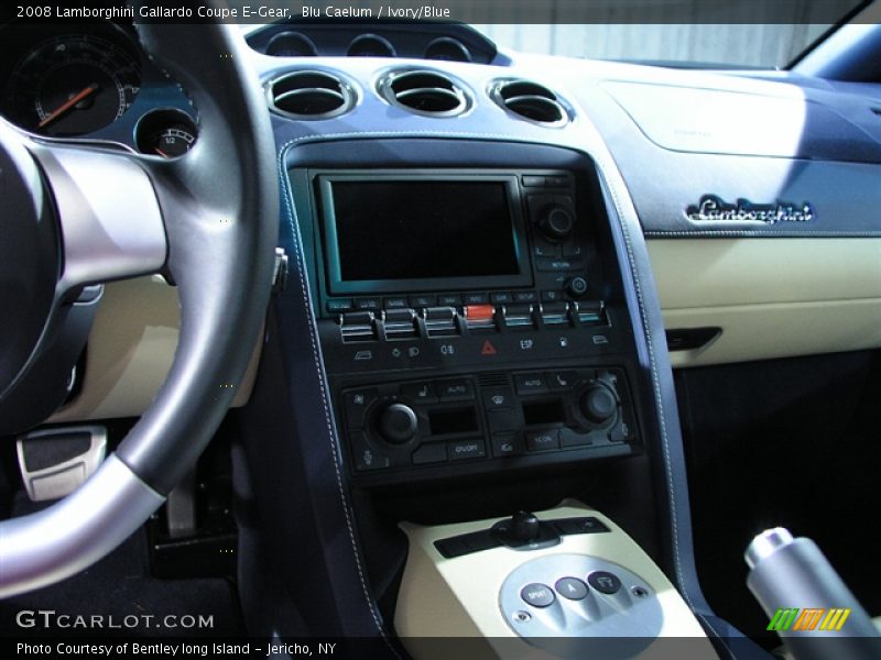 Blu Caelum / Ivory/Blue 2008 Lamborghini Gallardo Coupe E-Gear