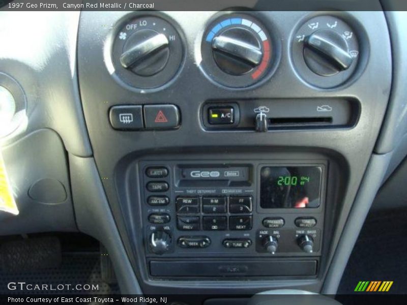 Controls of 1997 Prizm 