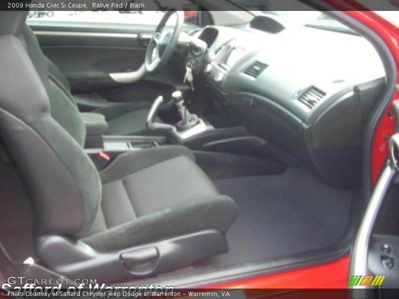 Rallye Red / Black 2009 Honda Civic Si Coupe