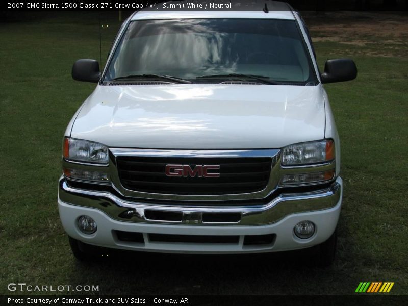 Summit White / Neutral 2007 GMC Sierra 1500 Classic Z71 Crew Cab 4x4