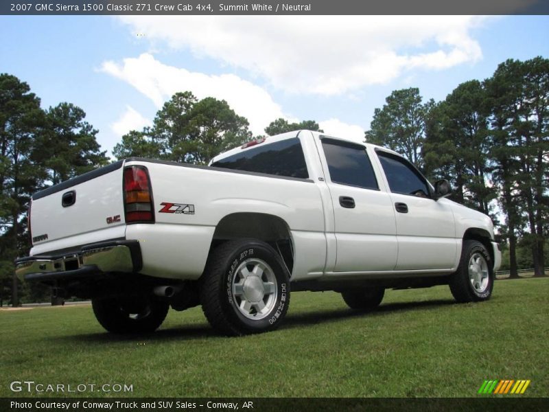Summit White / Neutral 2007 GMC Sierra 1500 Classic Z71 Crew Cab 4x4
