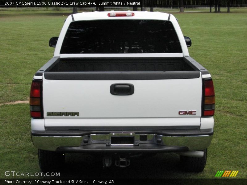 Summit White / Neutral 2007 GMC Sierra 1500 Classic Z71 Crew Cab 4x4