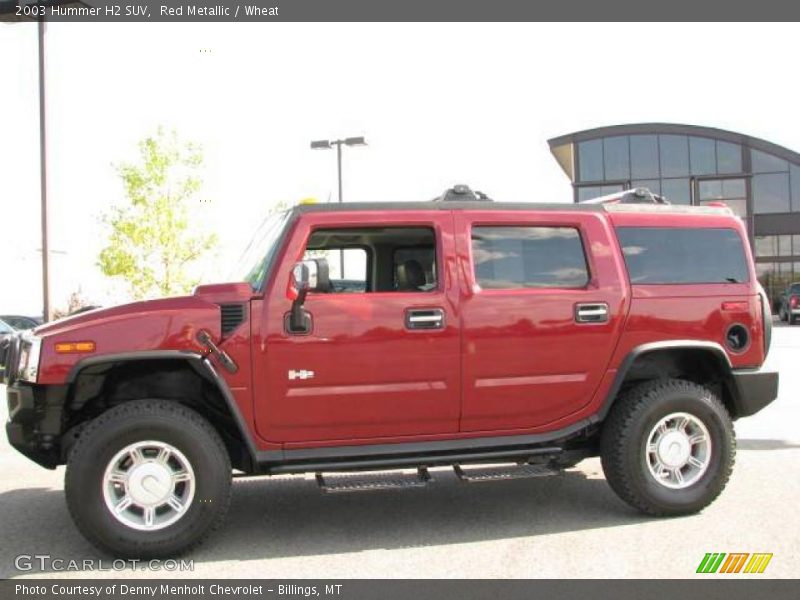 Red Metallic / Wheat 2003 Hummer H2 SUV