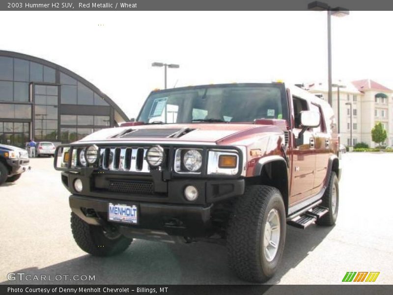 Red Metallic / Wheat 2003 Hummer H2 SUV