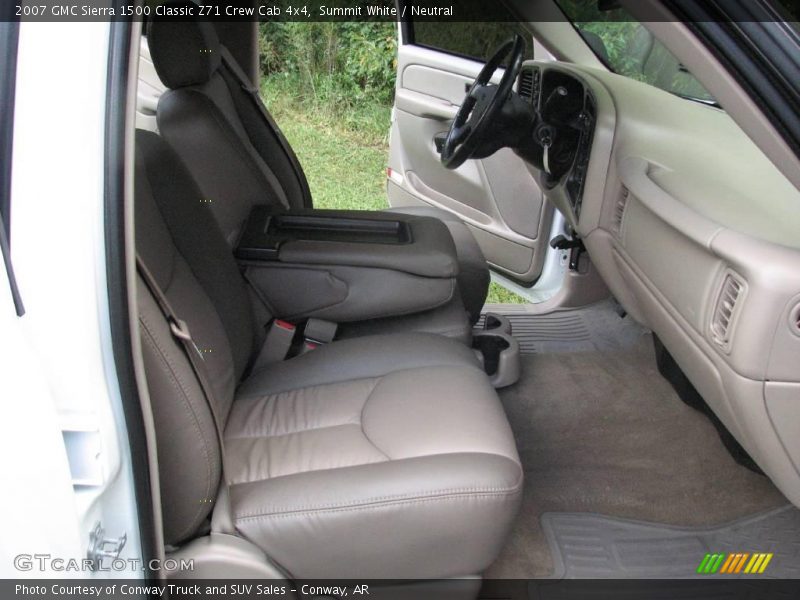 Summit White / Neutral 2007 GMC Sierra 1500 Classic Z71 Crew Cab 4x4
