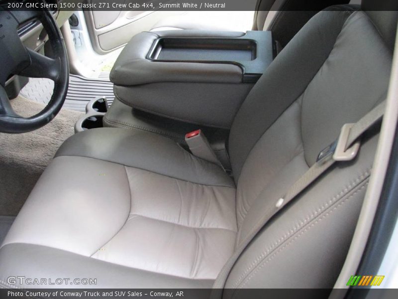 Summit White / Neutral 2007 GMC Sierra 1500 Classic Z71 Crew Cab 4x4