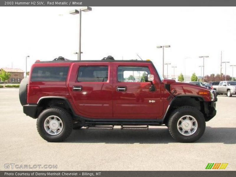 Red Metallic / Wheat 2003 Hummer H2 SUV