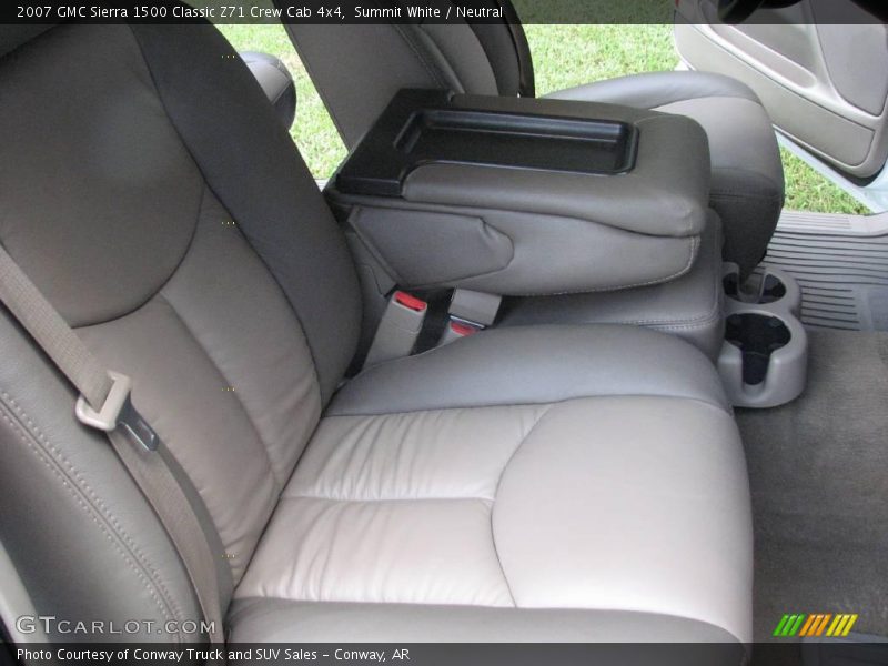 Summit White / Neutral 2007 GMC Sierra 1500 Classic Z71 Crew Cab 4x4