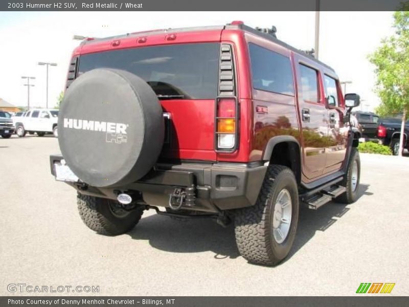 Red Metallic / Wheat 2003 Hummer H2 SUV
