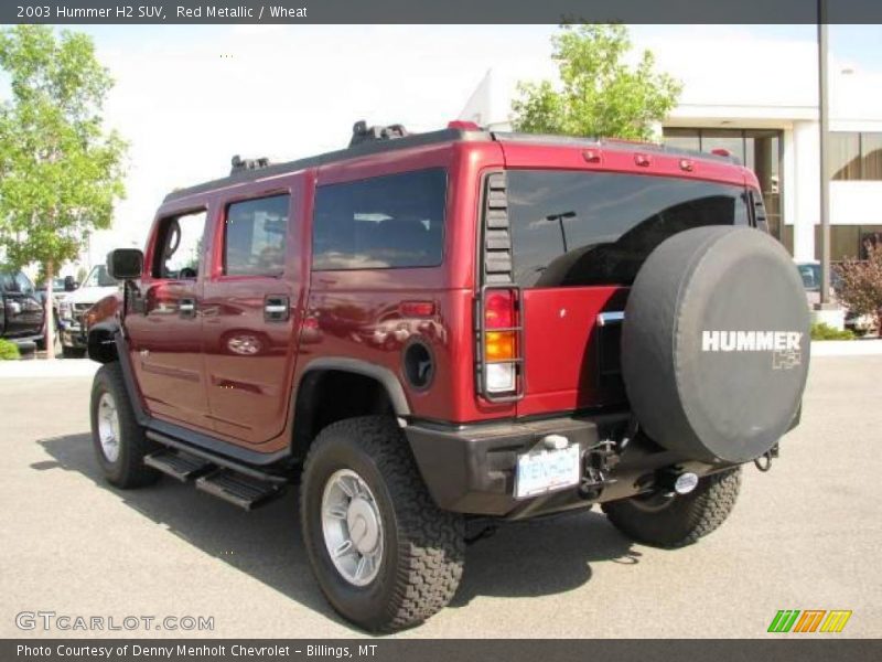 Red Metallic / Wheat 2003 Hummer H2 SUV