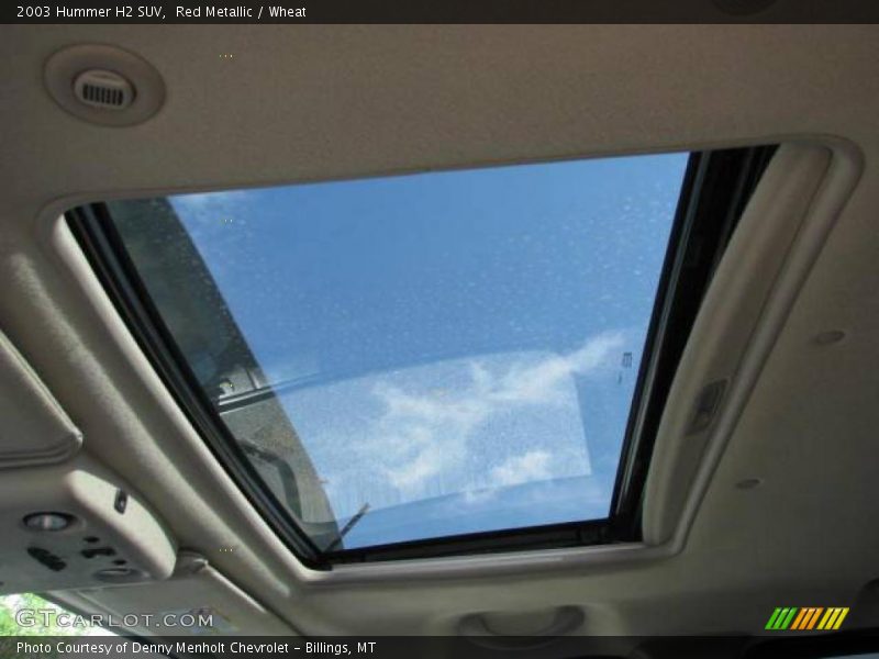 Red Metallic / Wheat 2003 Hummer H2 SUV