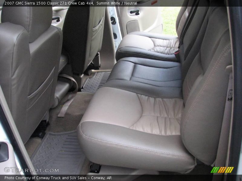 Summit White / Neutral 2007 GMC Sierra 1500 Classic Z71 Crew Cab 4x4