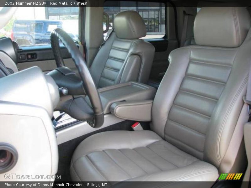 Red Metallic / Wheat 2003 Hummer H2 SUV
