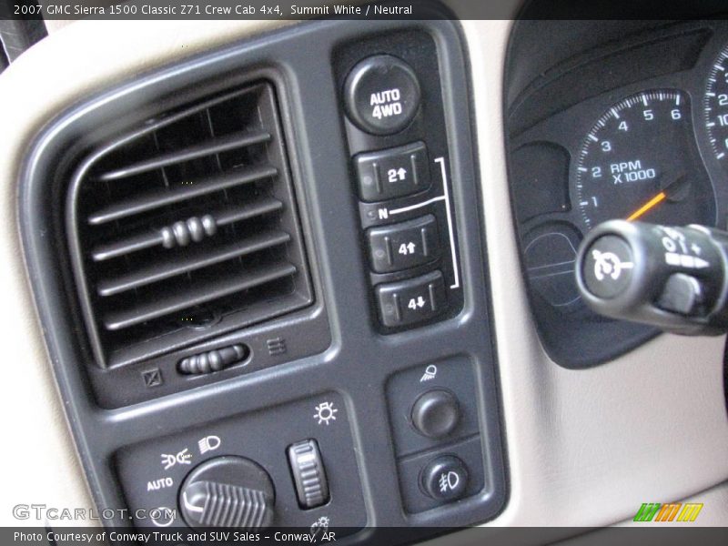 Summit White / Neutral 2007 GMC Sierra 1500 Classic Z71 Crew Cab 4x4
