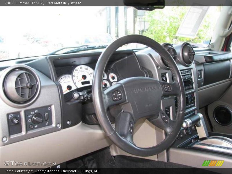 Red Metallic / Wheat 2003 Hummer H2 SUV