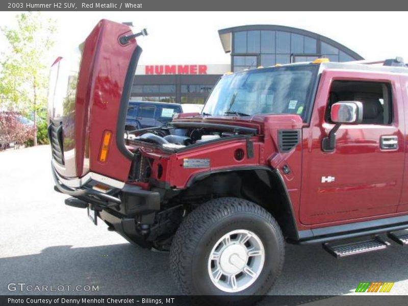 Red Metallic / Wheat 2003 Hummer H2 SUV