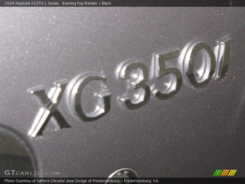 Evening Fog Metallic / Black 2004 Hyundai XG350 L Sedan