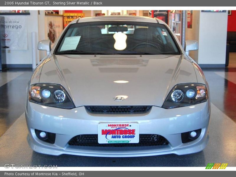 Sterling Silver Metallic / Black 2006 Hyundai Tiburon GT