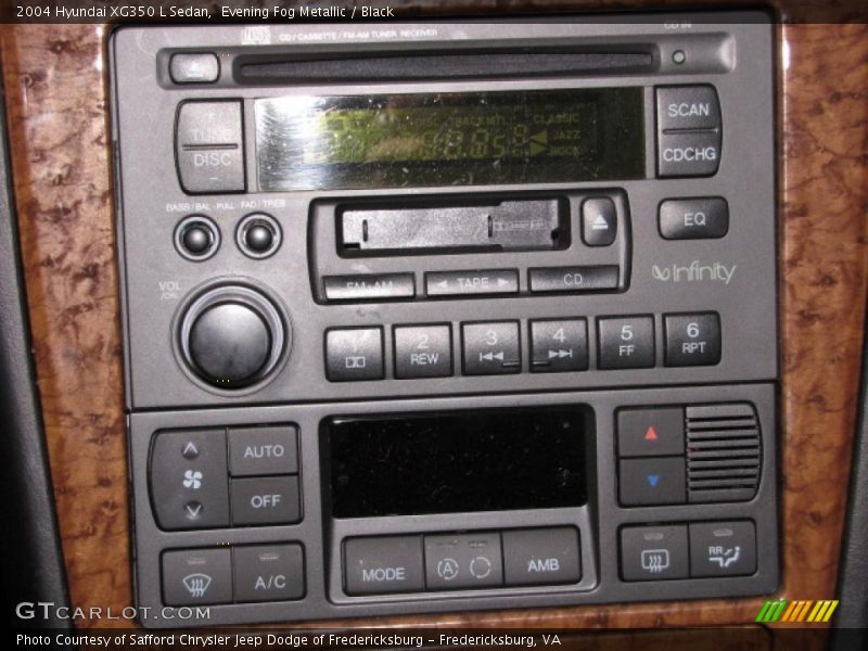 Evening Fog Metallic / Black 2004 Hyundai XG350 L Sedan