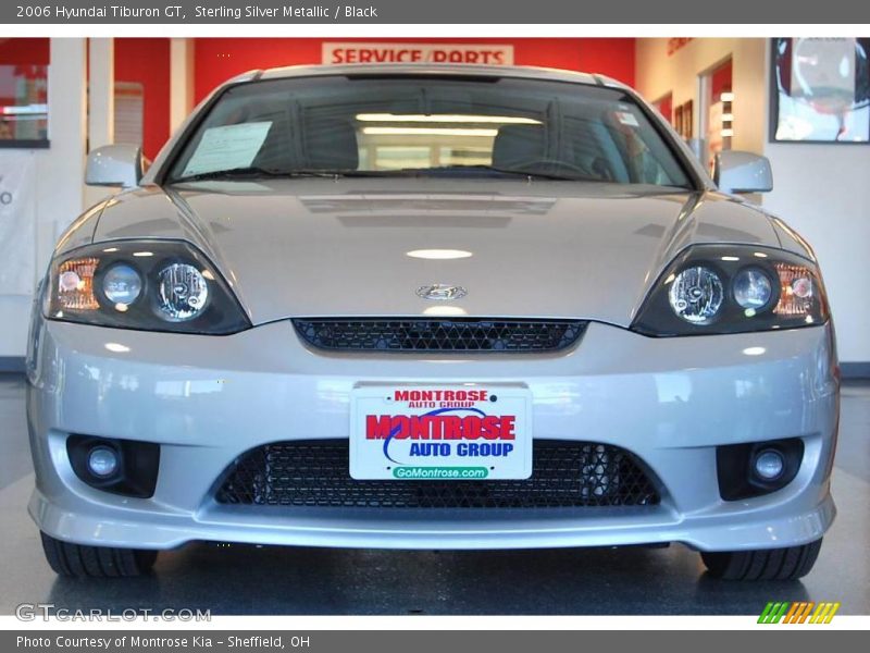 Sterling Silver Metallic / Black 2006 Hyundai Tiburon GT