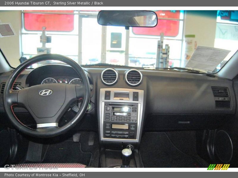 Sterling Silver Metallic / Black 2006 Hyundai Tiburon GT