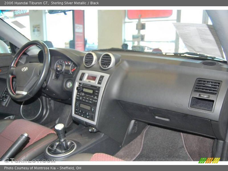 Sterling Silver Metallic / Black 2006 Hyundai Tiburon GT