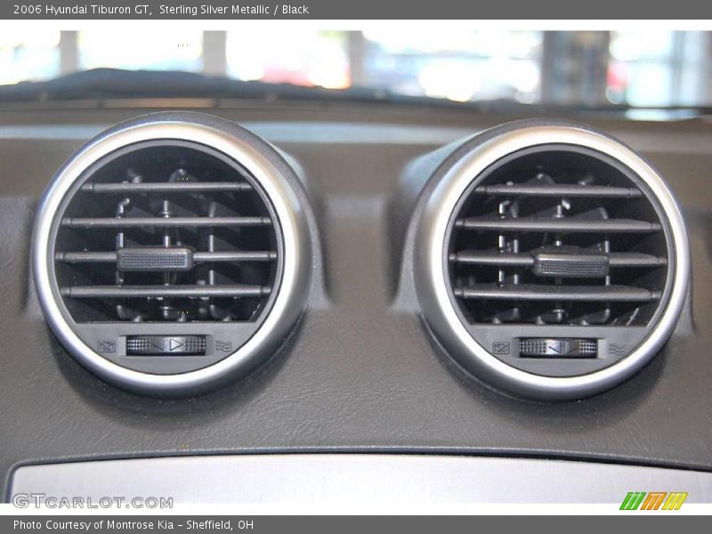 Sterling Silver Metallic / Black 2006 Hyundai Tiburon GT