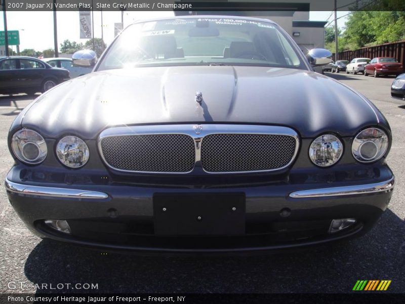 Slate Grey Metallic / Champagne 2007 Jaguar XJ Vanden Plas