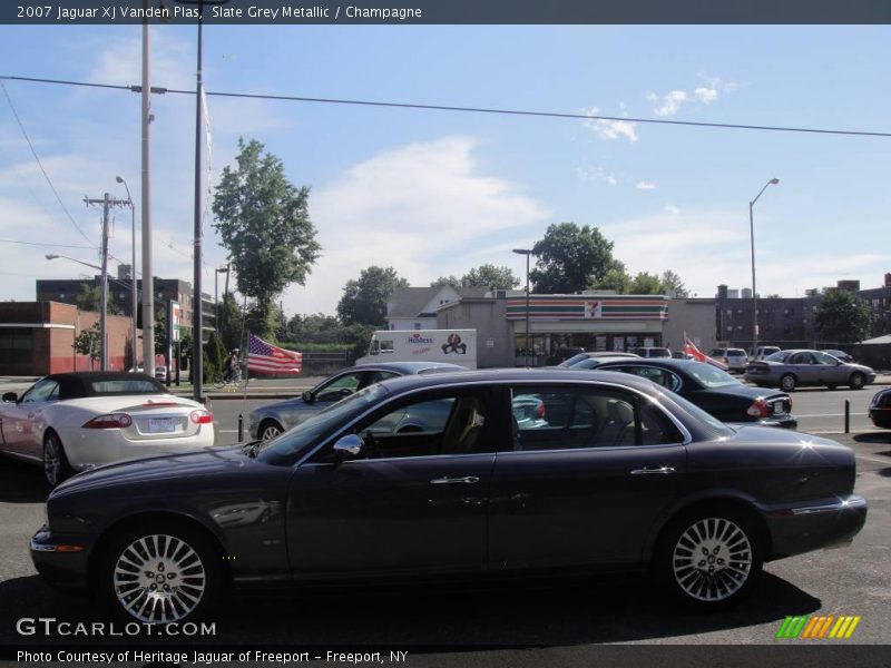 Slate Grey Metallic / Champagne 2007 Jaguar XJ Vanden Plas