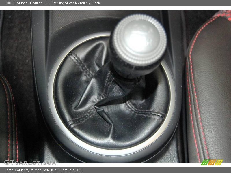 Sterling Silver Metallic / Black 2006 Hyundai Tiburon GT