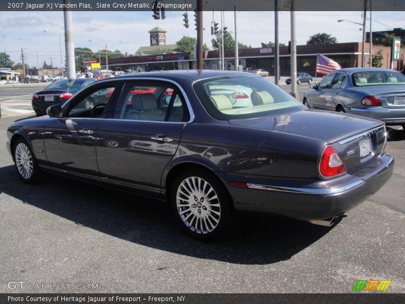 Slate Grey Metallic / Champagne 2007 Jaguar XJ Vanden Plas