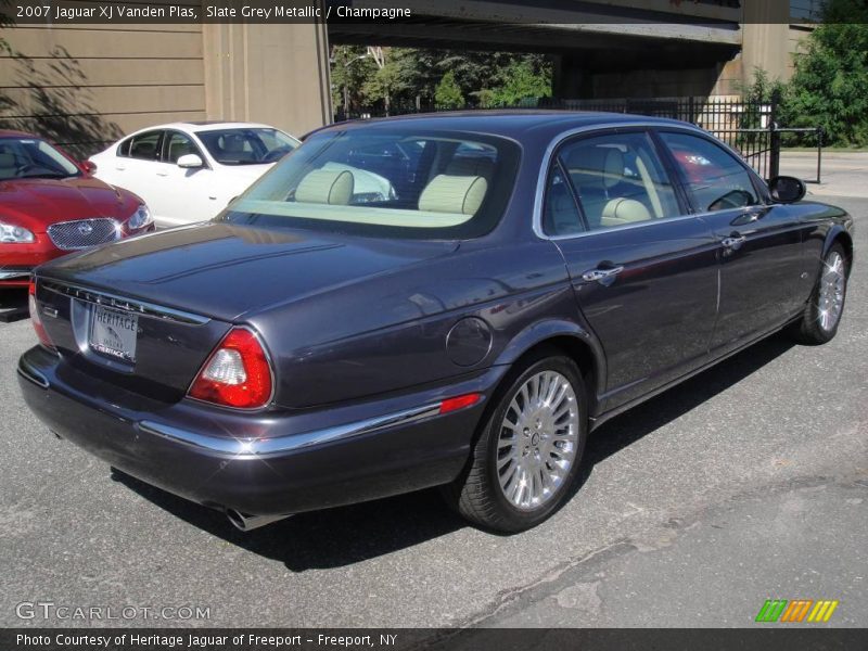 Slate Grey Metallic / Champagne 2007 Jaguar XJ Vanden Plas