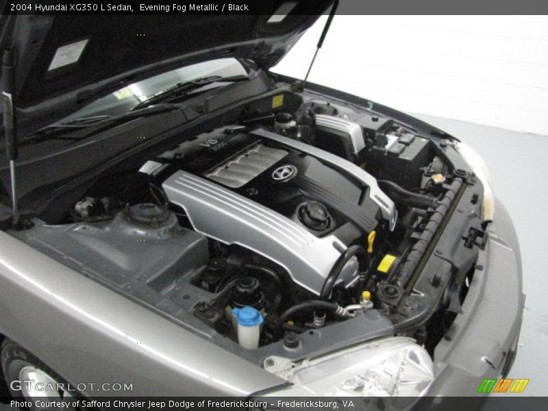 Evening Fog Metallic / Black 2004 Hyundai XG350 L Sedan