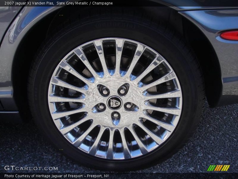 Slate Grey Metallic / Champagne 2007 Jaguar XJ Vanden Plas