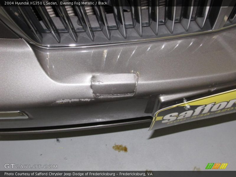 Evening Fog Metallic / Black 2004 Hyundai XG350 L Sedan