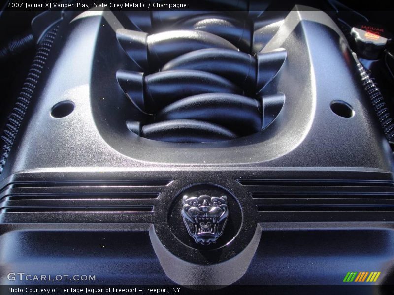 Slate Grey Metallic / Champagne 2007 Jaguar XJ Vanden Plas