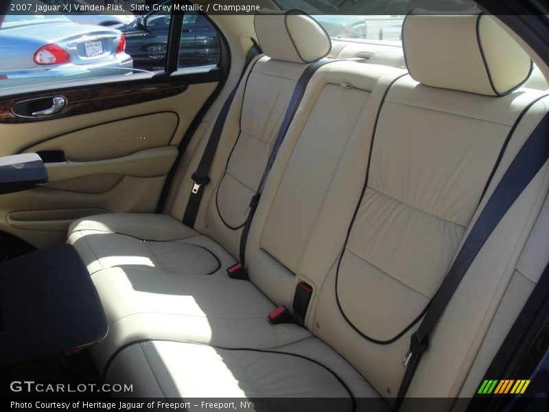 Slate Grey Metallic / Champagne 2007 Jaguar XJ Vanden Plas